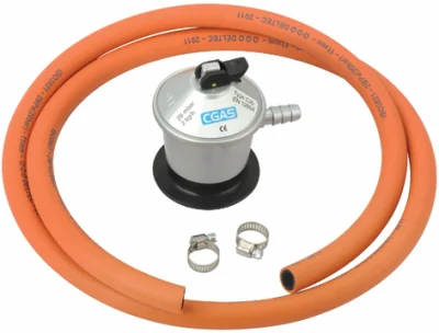 LPG ジャンボ低圧ガス調整器 ホース付 (C20G56D30)
