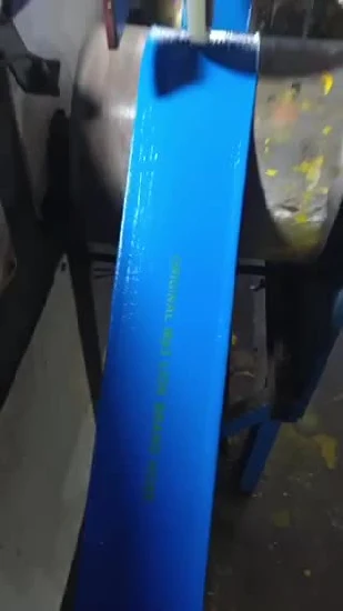 青、オレンジ PVC レイフラット ホース、灌漑用ホース